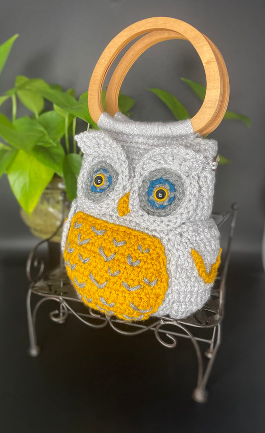 "HOOO" owl bag (pattern download)