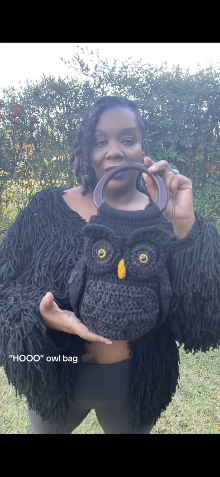"HOOO" owl bag (pattern download)